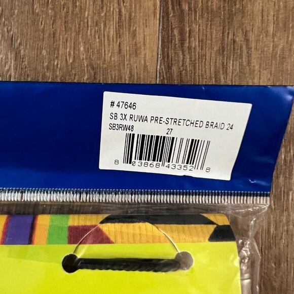 NEW Sensationnel Pre-Stretched Braiding Hair - 3X Ruwa - Picture 7 of 9